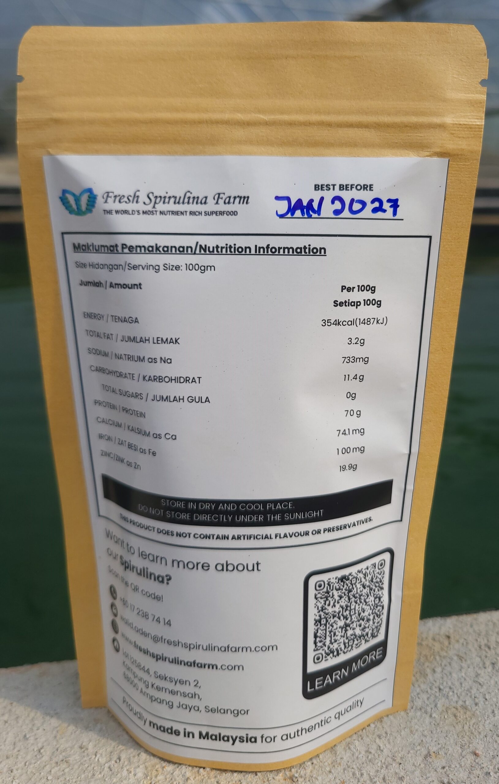 Level Up 10 Pack | Dehydrated Spirulina For 10 Days - Image 2